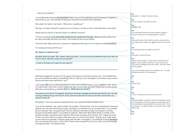 proofread and edit your written work